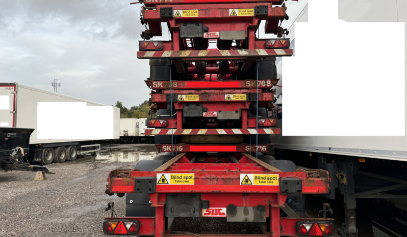 2013 SDC SLIDING SKELETAL TRAILER full