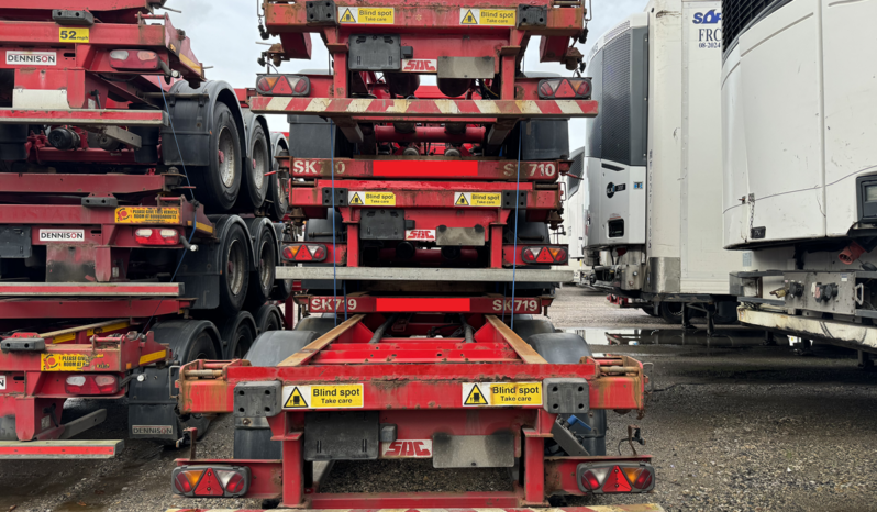 2013 SDC SLIDING SKELETAL TRAILER full