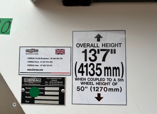 BRAND NEW 2025 CHEREAU MULTI TEMP FRIDGE TRAILER full