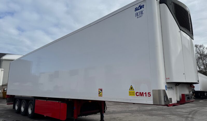 2021 SOR Iberica Multi Temp Fridge Trailer, Carrier Vector HE19 MT Fridge Engine, 4995 Engine Hours, BPW Axles, Drum Brakes, Aluminium Floor, Barn Doors, 2 x Load Lock Rails, Pallet Box, Soft Internal Door, Finance Options Available.